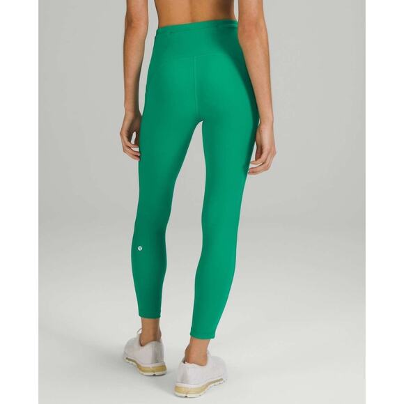 Lululemon Swift Speed High-Rise Tight 25" Emerald Ice Green Sz 14 Athletic Gorp - Picture 1 of 16